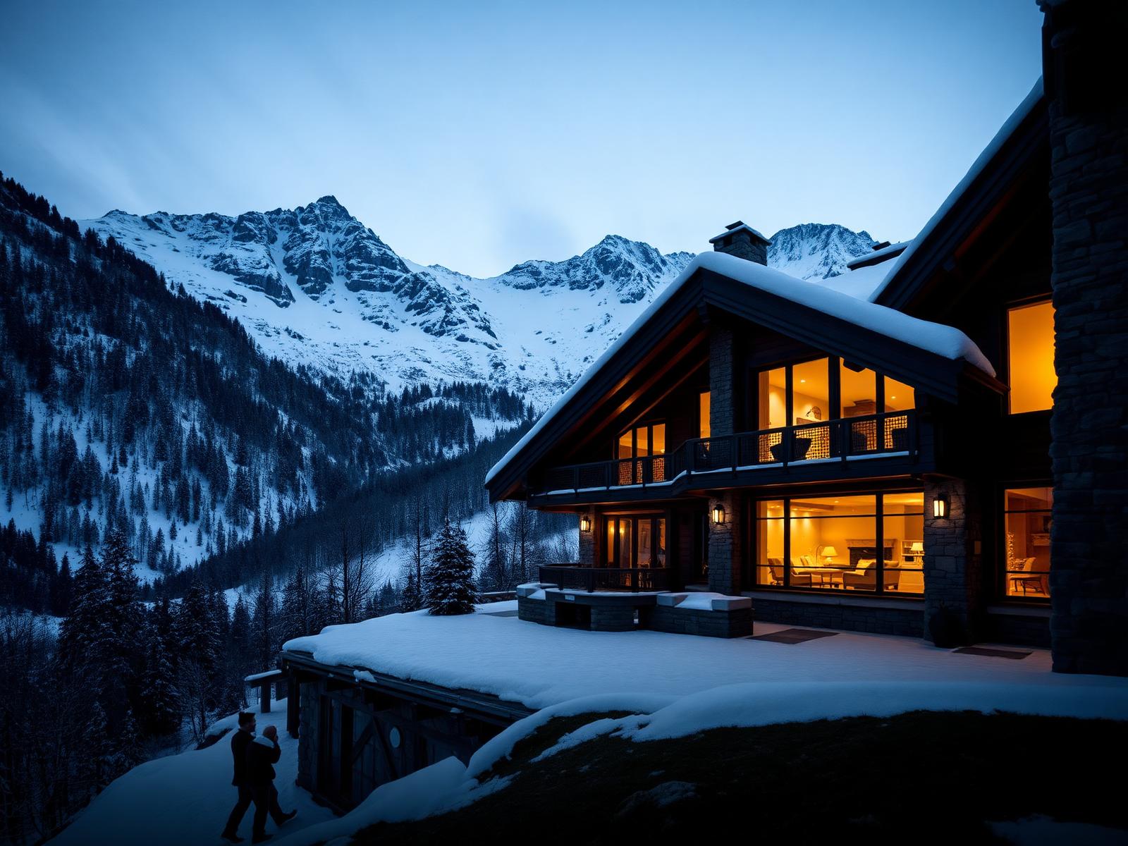 Alpen-Chalet — Schweizer Alpen
