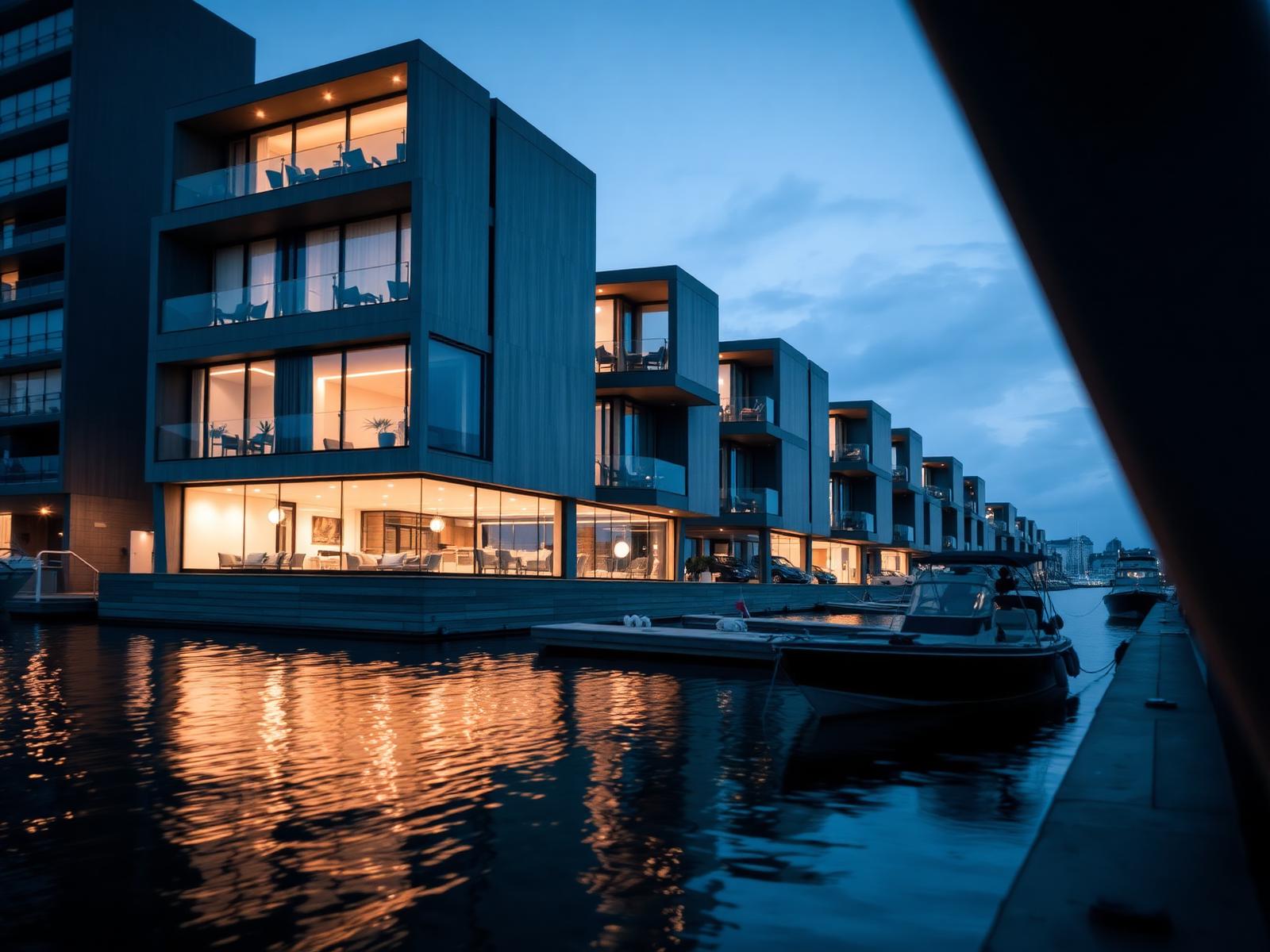 Wasserlage Townhouse in Hamburg, Deutschland